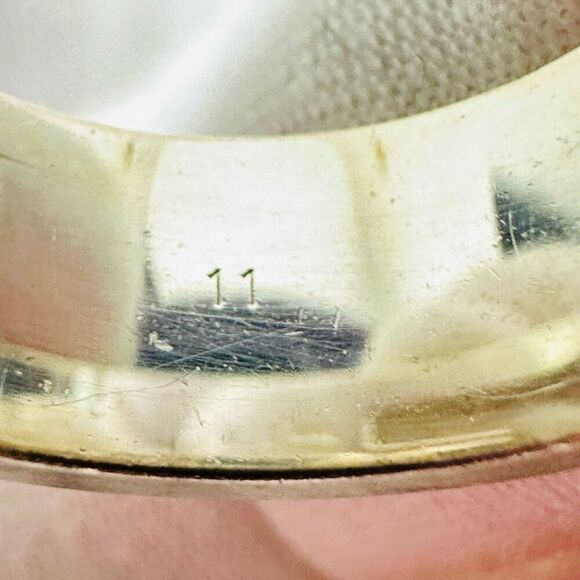 Gucci G Logo Sterling Silver Ring Size 5.75 - Picture 8 of 10